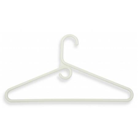 TOOL White Plastic Heavy Duty Clothes Hanger, 3PK TO85494